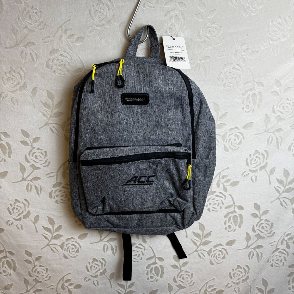 Hudson Cole Bag - Backpack Unisex Gray/Black New with Tags Luna BKNY